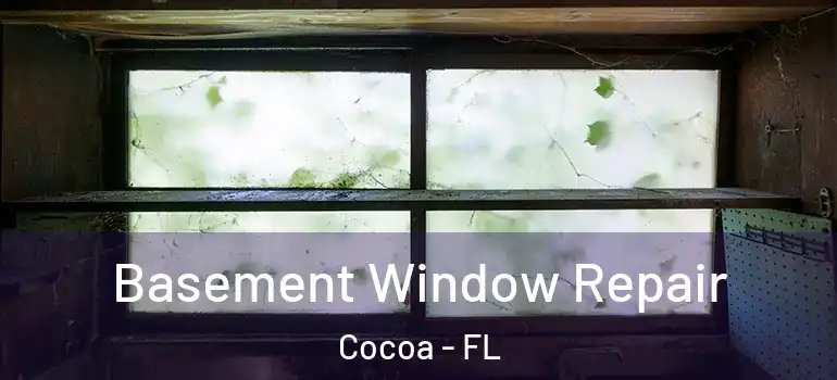  Basement Window Repair Cocoa - FL