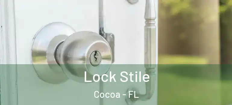  Lock Stile Cocoa - FL